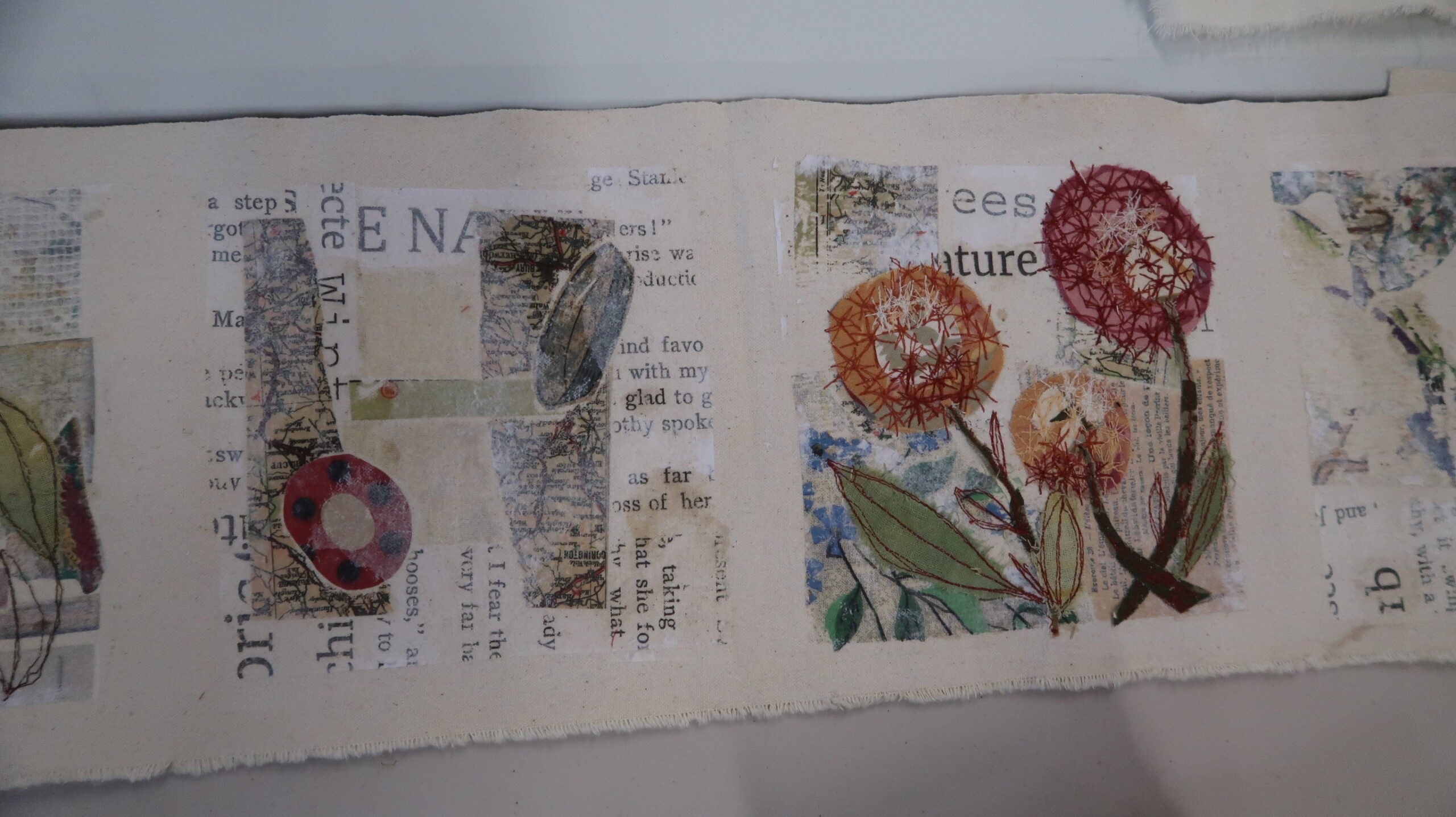 Concertina Book workshop with Suzette Smart - Ribble Creative Stitchers