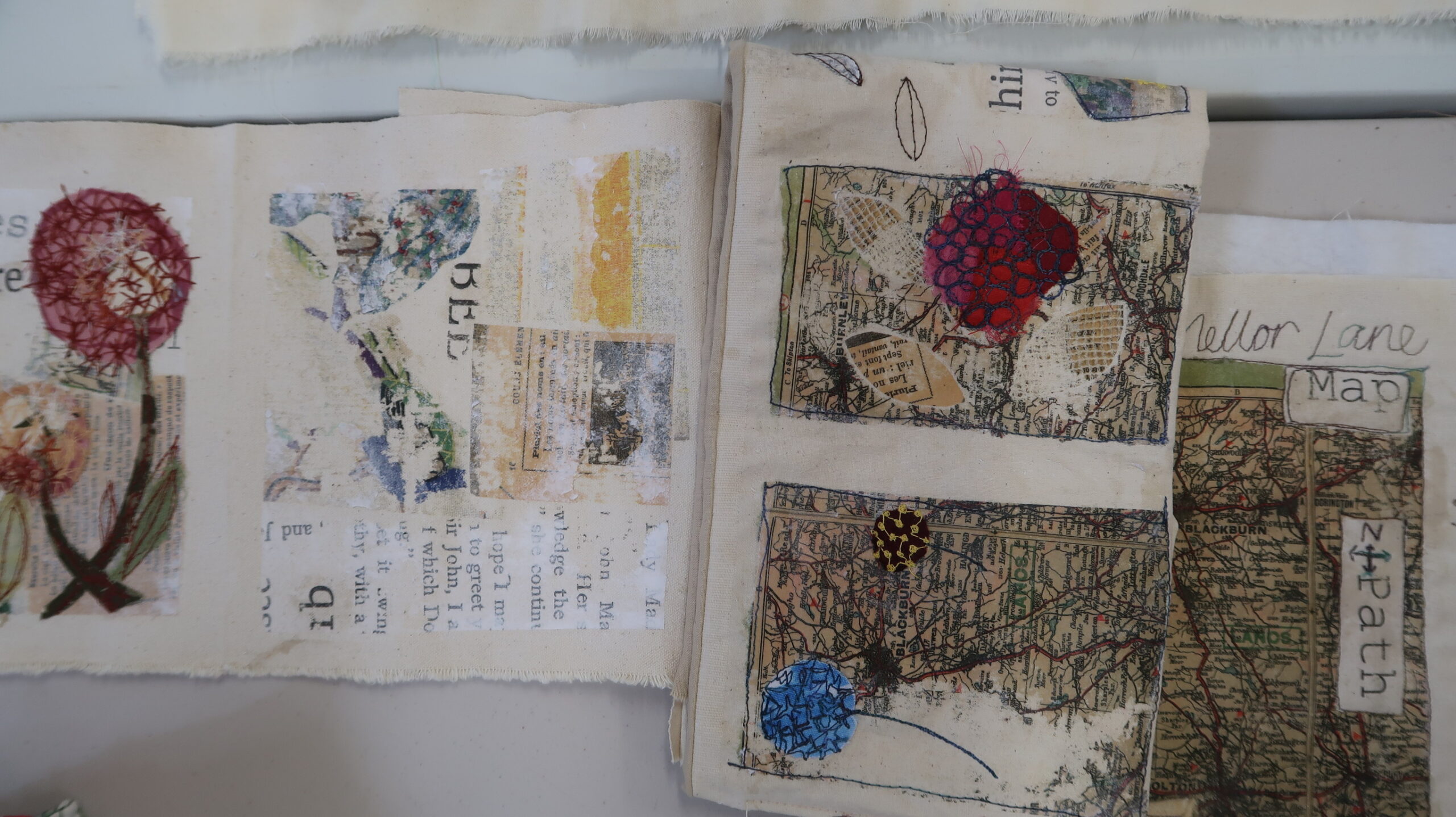 Concertina Book workshop with Suzette Smart - Ribble Creative Stitchers