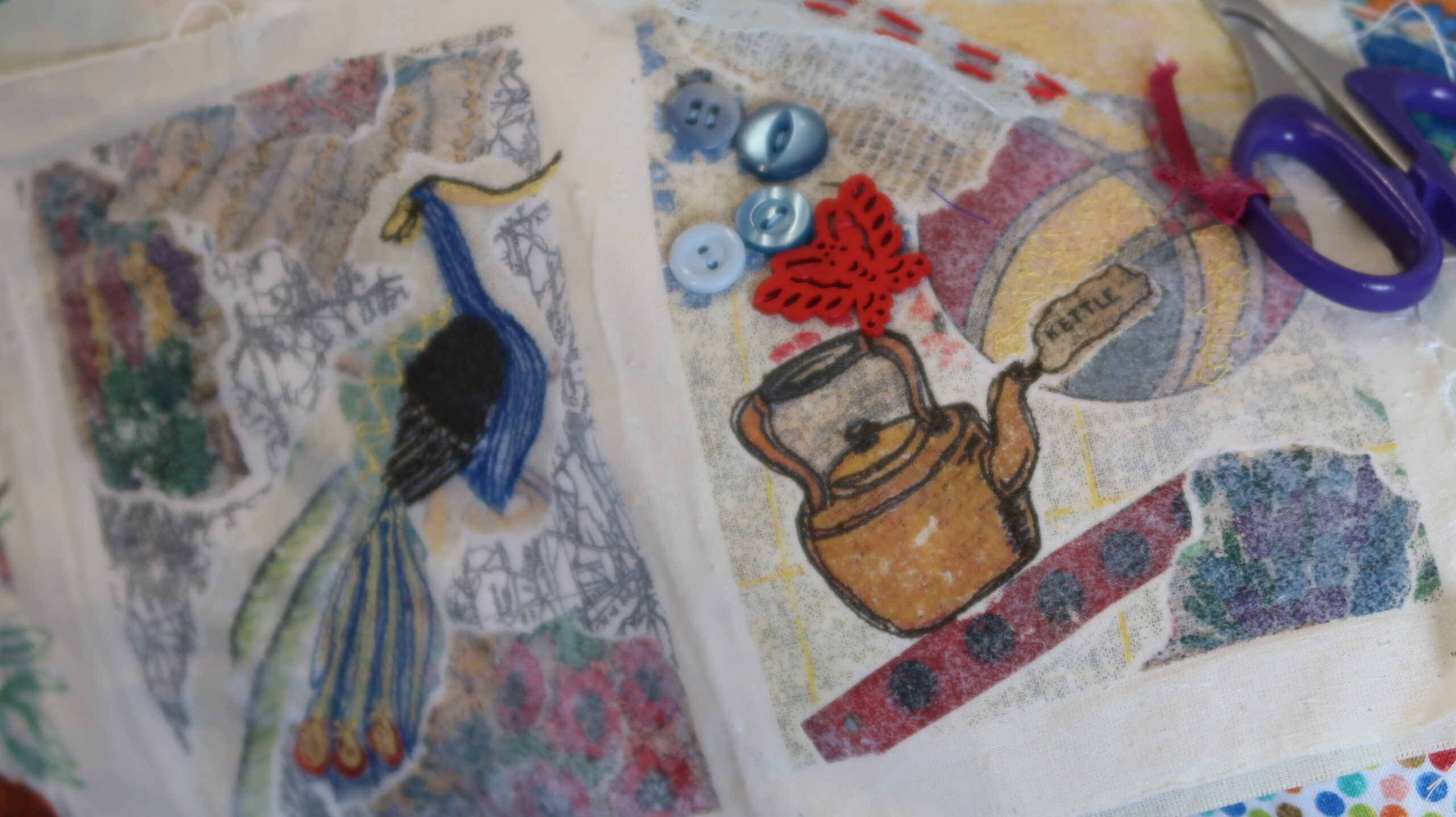 Concertina Book workshop with Suzette Smart - Ribble Creative Stitchers