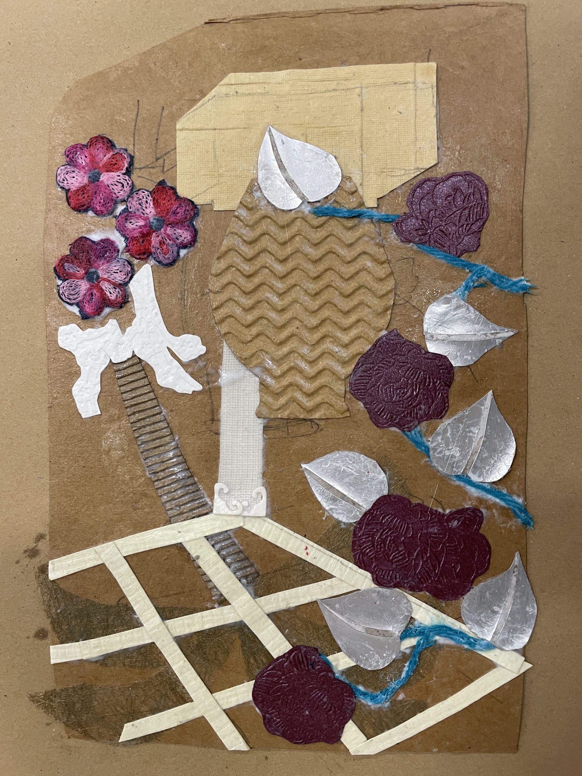 Thread Collagraphy Collagraphy workshop with Elaine Carlton - Ribble Creative Stitchers
